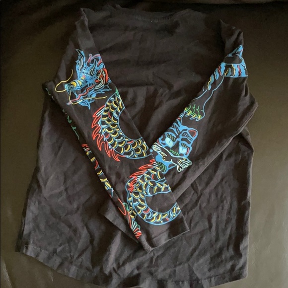 Kenzie Boys Dragon Long Sleeve Shirt 6 - EUC - Picture 4 of 4